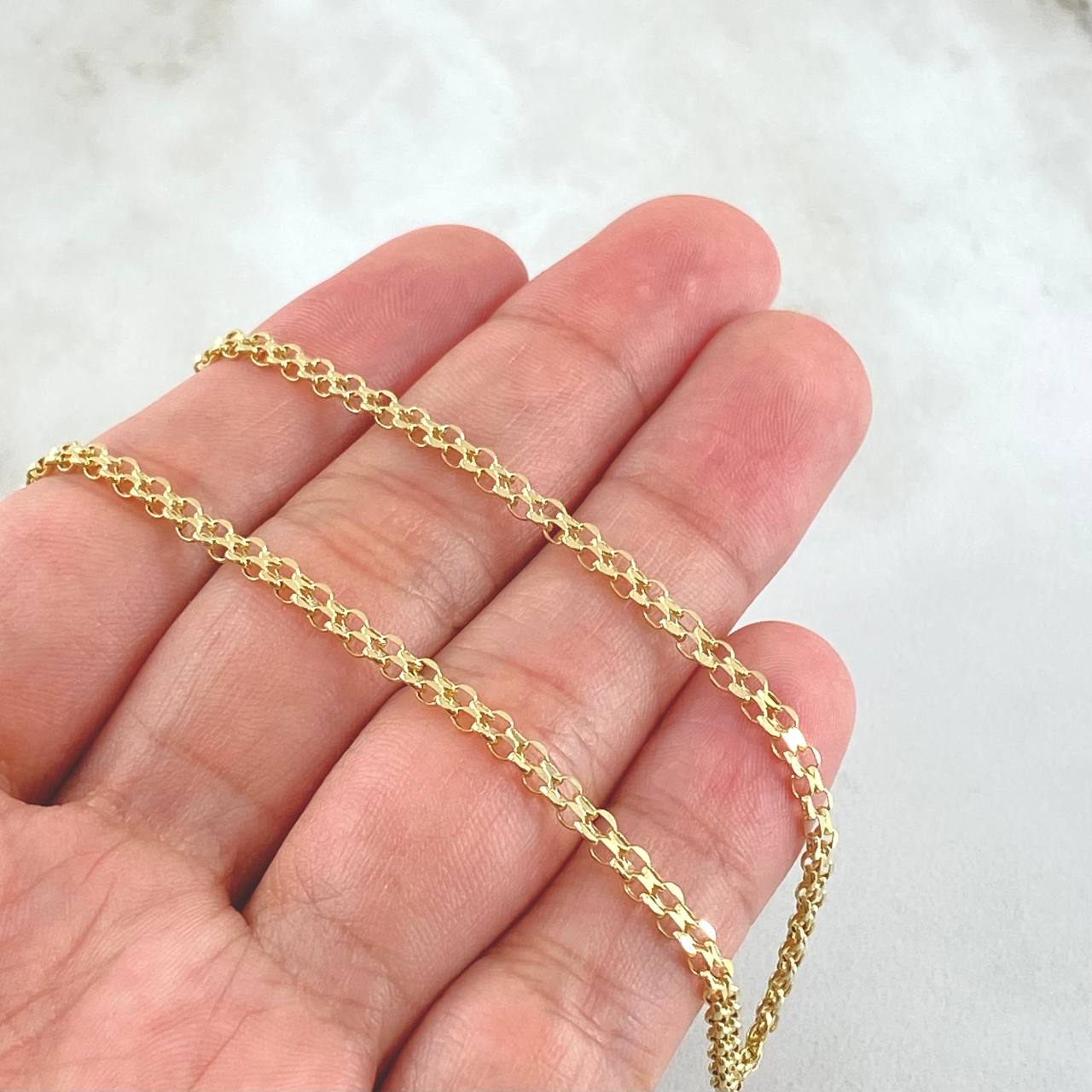 Bismark Chain 3.55gr / 23.6in / +1 18K Gold ©