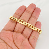 Pulso Cubano 5.6g / 8 1/4 in / 7.3mm Oro Amarillo 18K