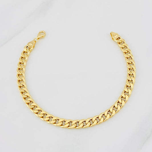 Cuban Links Bracelet 3.5g / 7 in / 5.8mm Yellow Gold 18K