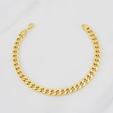Pulso Cubano 3.5g / 7 1/2 in / 5.7mm Oro Amarillo 18K
