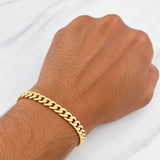 Pulso Cubano 3.5g / 7 1/2 in / 5.7mm Oro Amarillo 18K