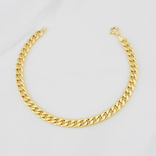 Cuban Links Bracelet 2.3g / 7 in / 5.4mm Yellow Gold 18K