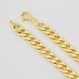 Pulso Cubano 2.3g / 7 1/2 in / 5.3mm Oro Amarillo 18K