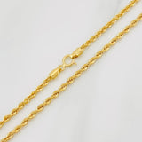 Rope Chain 2.7g / 20 in / 2.1mm Yellow Gold 18K