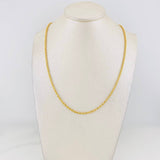 Rope Chain 2.7g / 20 in / 2.1mm Yellow Gold 18K