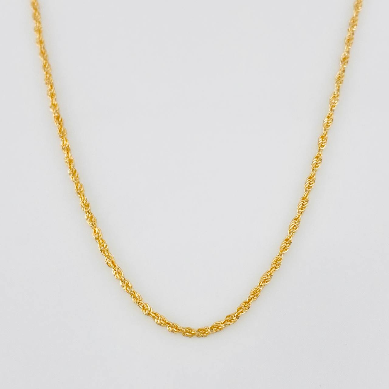Cadena Lazo 0.95g / 20 in / 1.1mm Oro Amarillo 18K