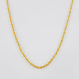 Cadena Lazo 0.95g / 20 in / 1.1mm Oro Amarillo 18K