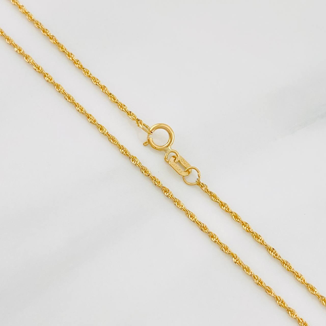 Cadena Lazo 0.95g / 20 in / 1.1mm Oro Amarillo 18K