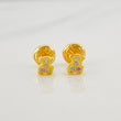 Stud Earrings Bear Ts 0.7g / in / 4.7mm Yellow Gold 18K