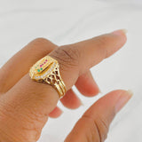 Virgin of Guadalupe Ring 3.5g / T6 3/4 Yellow Gold 18K