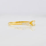 Anillo Solitario Churumbela 1.1g / T5 1/2 Oro Amarillo 18K