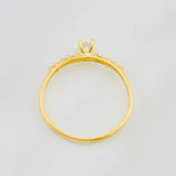 Anillo Solitario Churumbela 1.1g / T5 1/2 Oro Amarillo 18K