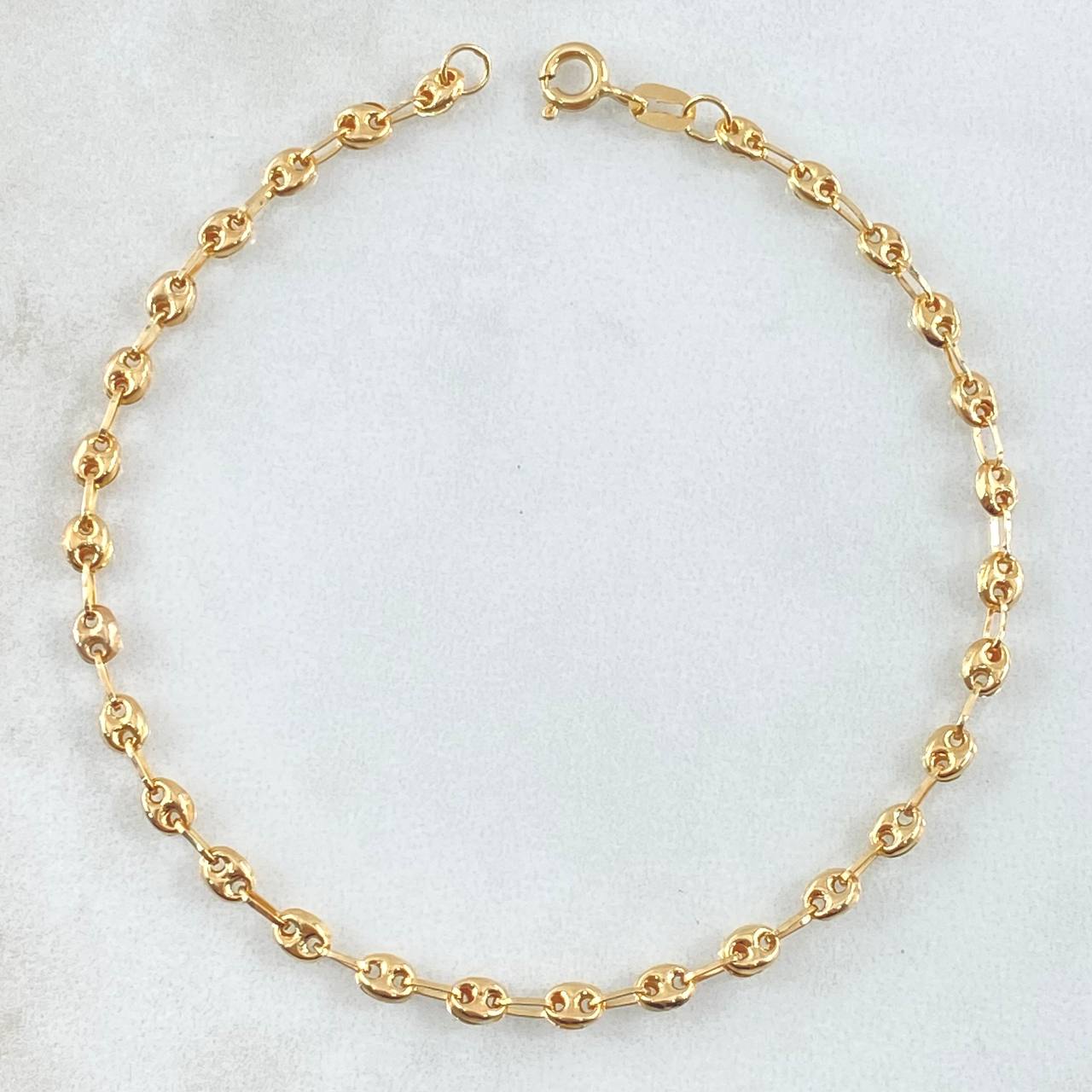 Pulso GC 1.95gr / 19.5cm / 3mm Oro Amarillo 18K