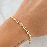 Pulso GC 3.45gr / 20cm / 4.5mm Oro Amarillo 18K