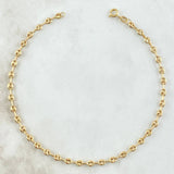 Ankle Bracelet GC 2.2gr / 23cm / 3mm Yellow Gold 18K