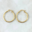 Candongas Jass 2.5gr / 3cm / Lisas Oro Amarillo 18K