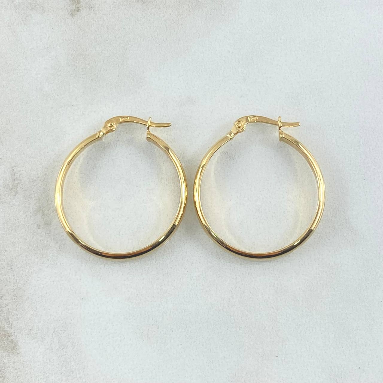 Candongas Nati 1.75gr / 3cm / Oro Amarillo 18K