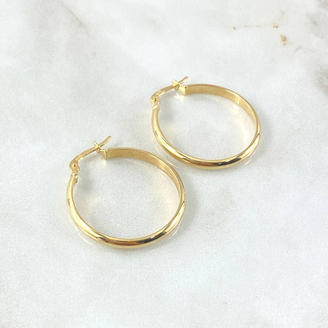 Candongas Nati 1.8gr / 3cm / Oro Amarillo 18K