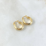 Hoop Earrings Nati 1.1gr / 1.5cm / 18K Yellow Gold