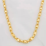 Cadena Rustica Burbuja 16.31g / 24 in / 4.7mm Oro Amarillo 18K