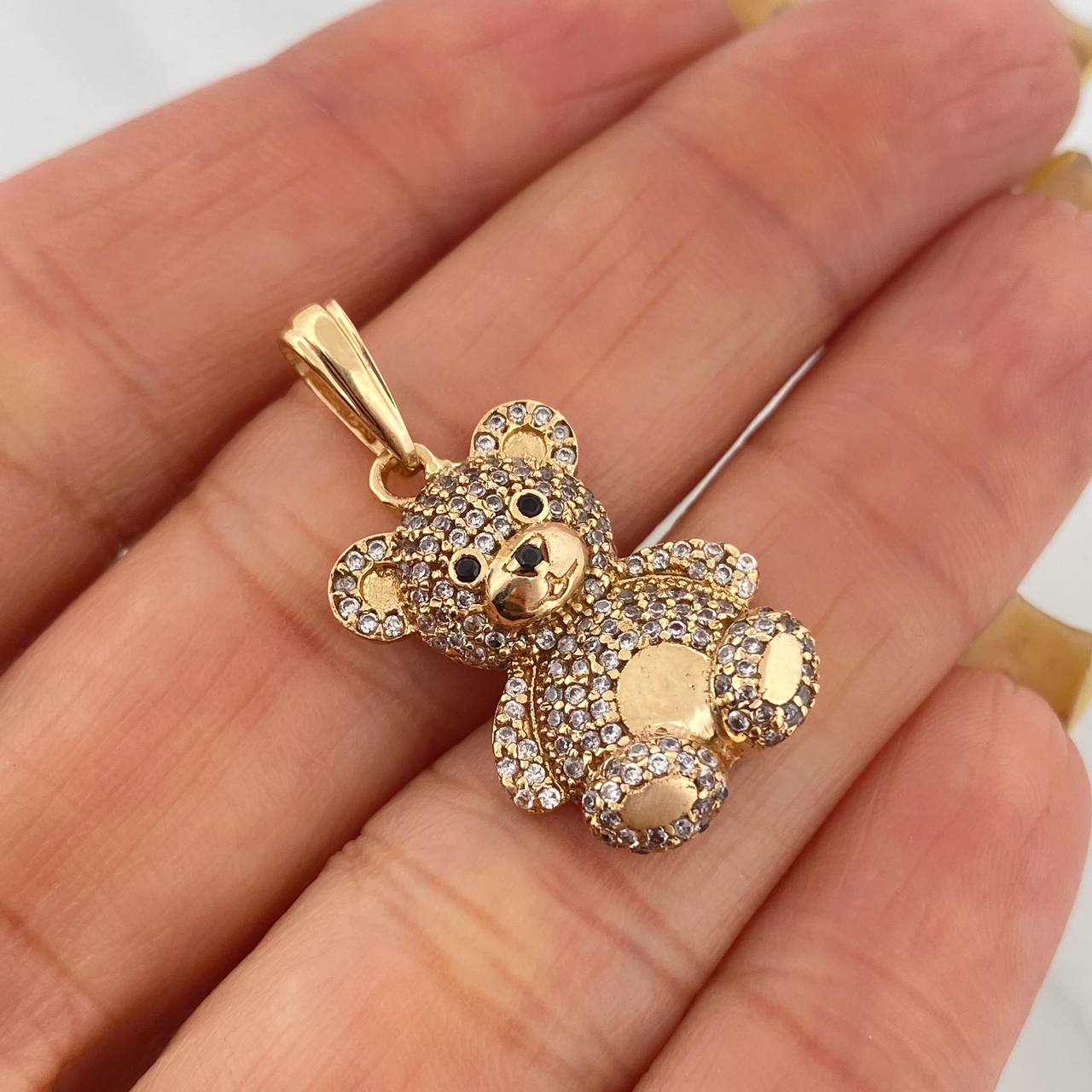 Dije Oso 3.8 g / 1 1/4 in Oro Amarillo 18K