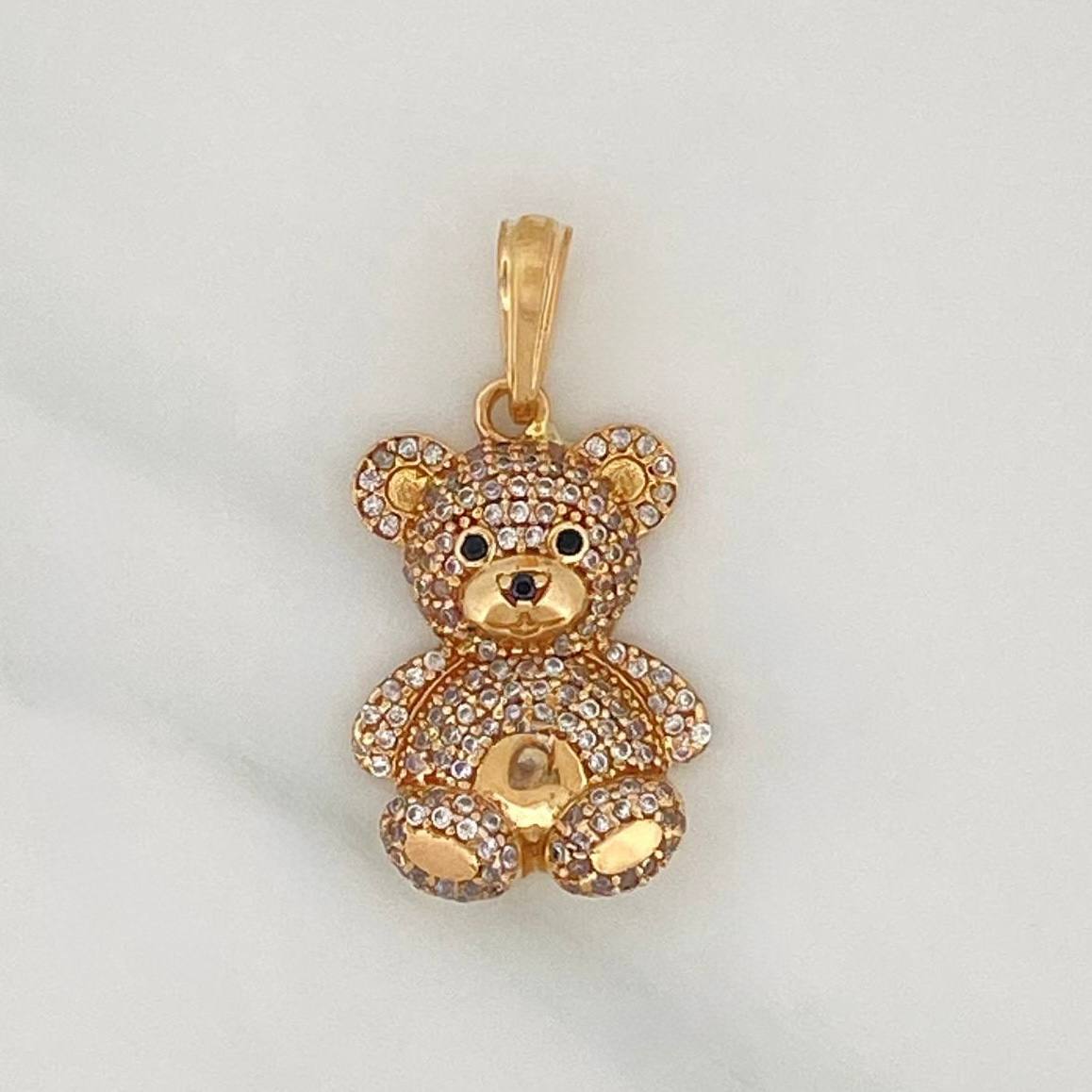 Dije Oso 3.8 g / 1 1/4 in Oro Amarillo 18K