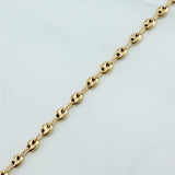 18K Yellow Gold Anklet Gc 2.65 g / 9 1/2 in / 3.15 mm