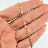 18K Yellow Gold Anklet Gc 2.65 g / 9 1/2 in / 3.15 mm