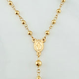 Rosario Virgen Milagrosa 6.65 g / 20 in / 4mm-3 mm Oro Amarillo 18K