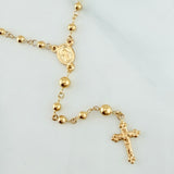 Rosario Virgen Milagrosa 6.65 g / 20 in / 4mm-3 mm Oro Amarillo 18K