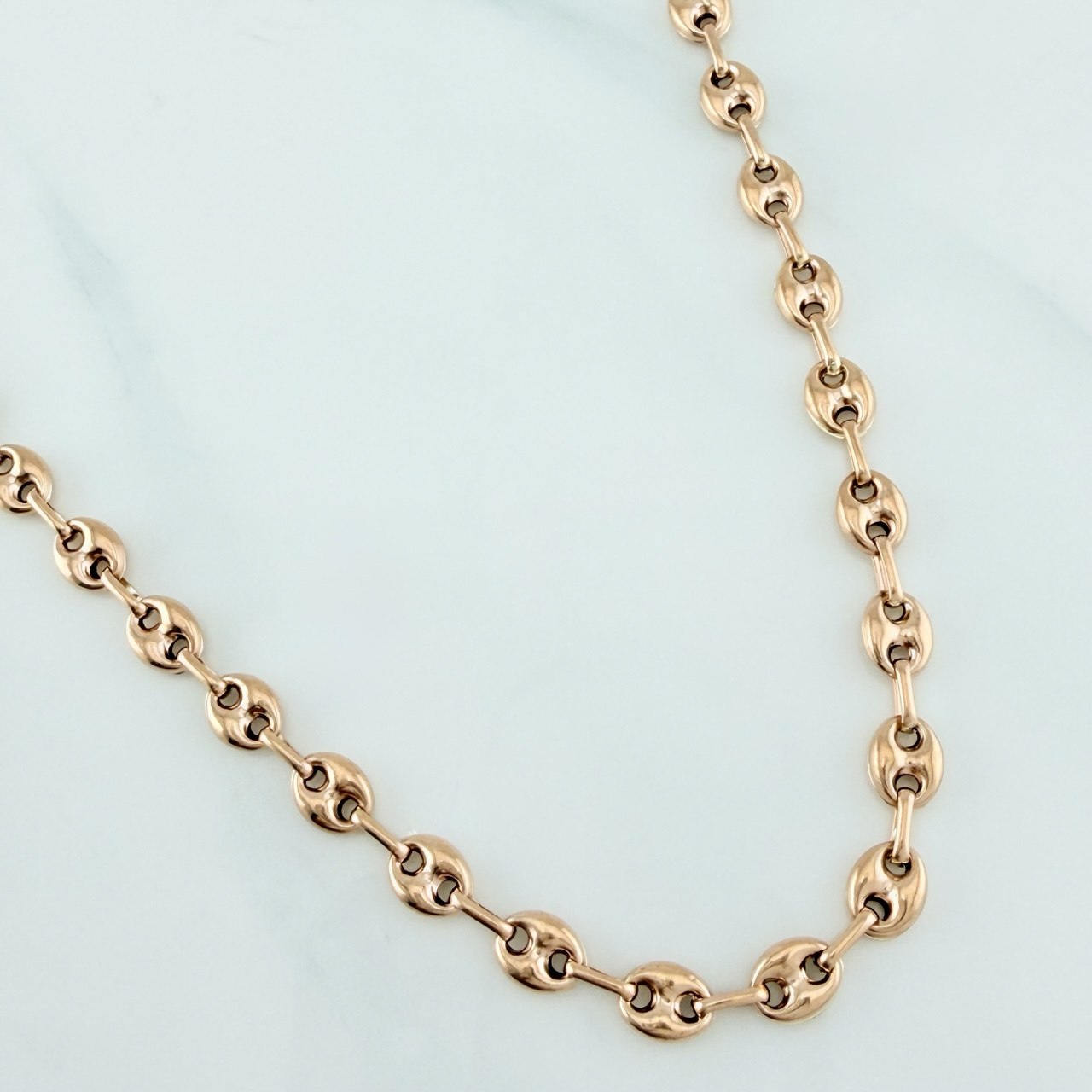 Cadena Gc 10 g / 22 in / 5 mm Oro Rosa 18K