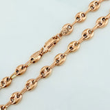 Cadena Gc 10 g / 22 in / 5 mm Oro Rosa 18K