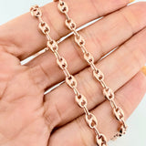 Cadena Gc 10 g / 22 in / 5 mm Oro Rosa 18K