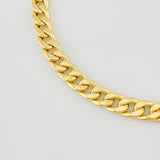 Pulso Cubano 3.4g / 7 in / 5.9mm Oro Amarillo 18K