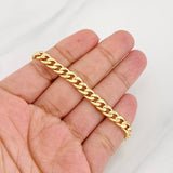 Pulso Cubano 3.5g / 7 in / 5.9mm Oro Amarillo 18K
