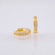 Candongas Carril 1.25gr / 1/2 in / Oro Amarillo 18K ©