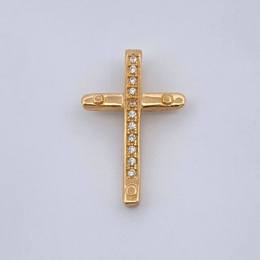 Dije Cruz Clavo 1.35gr / 1 in / Oro Amarillo 18K %