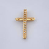 Dije Cruz Clavo 1.35gr / 1 in / Oro Amarillo 18K %