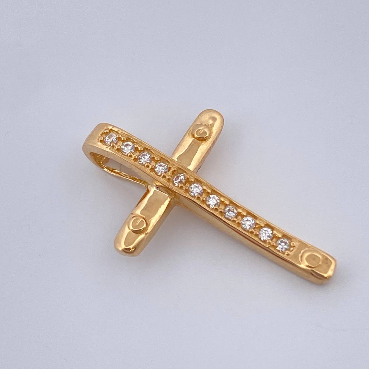 Dije Cruz Clavo 1.35gr / 1 in / Oro Amarillo 18K %