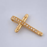 Dije Cruz Clavo 1.35gr / 1 in / Oro Amarillo 18K %