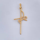 Pendant Cross Faith 0.8gr / Yellow Gold 18K %