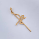 Pendant Cross Faith 0.8gr / Yellow Gold 18K %