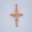Dije Cruz Capas 1.15gr / Oro Rosa 18K %