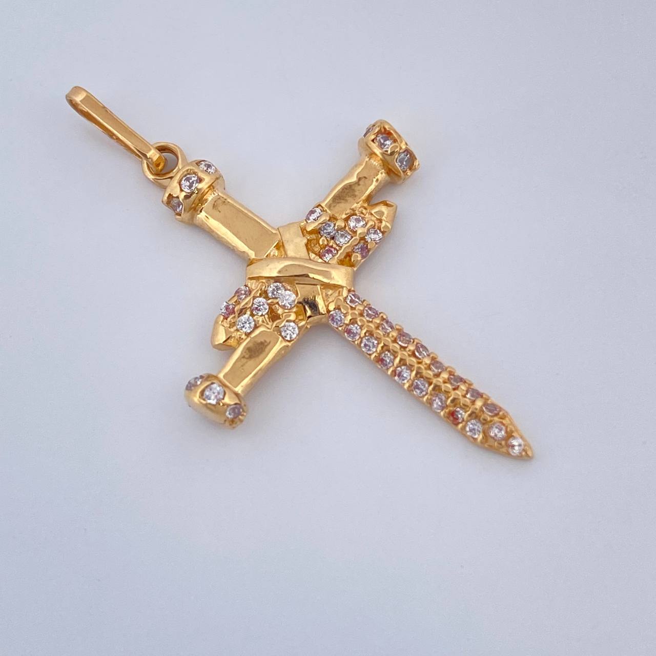 Pendant Nail Cross 2.15gr / Yellow Gold 18K %