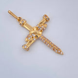 Pendant Nail Cross 2.15gr / Yellow Gold 18K %