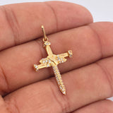 Pendant Nail Cross 2.15gr / Yellow Gold 18K %