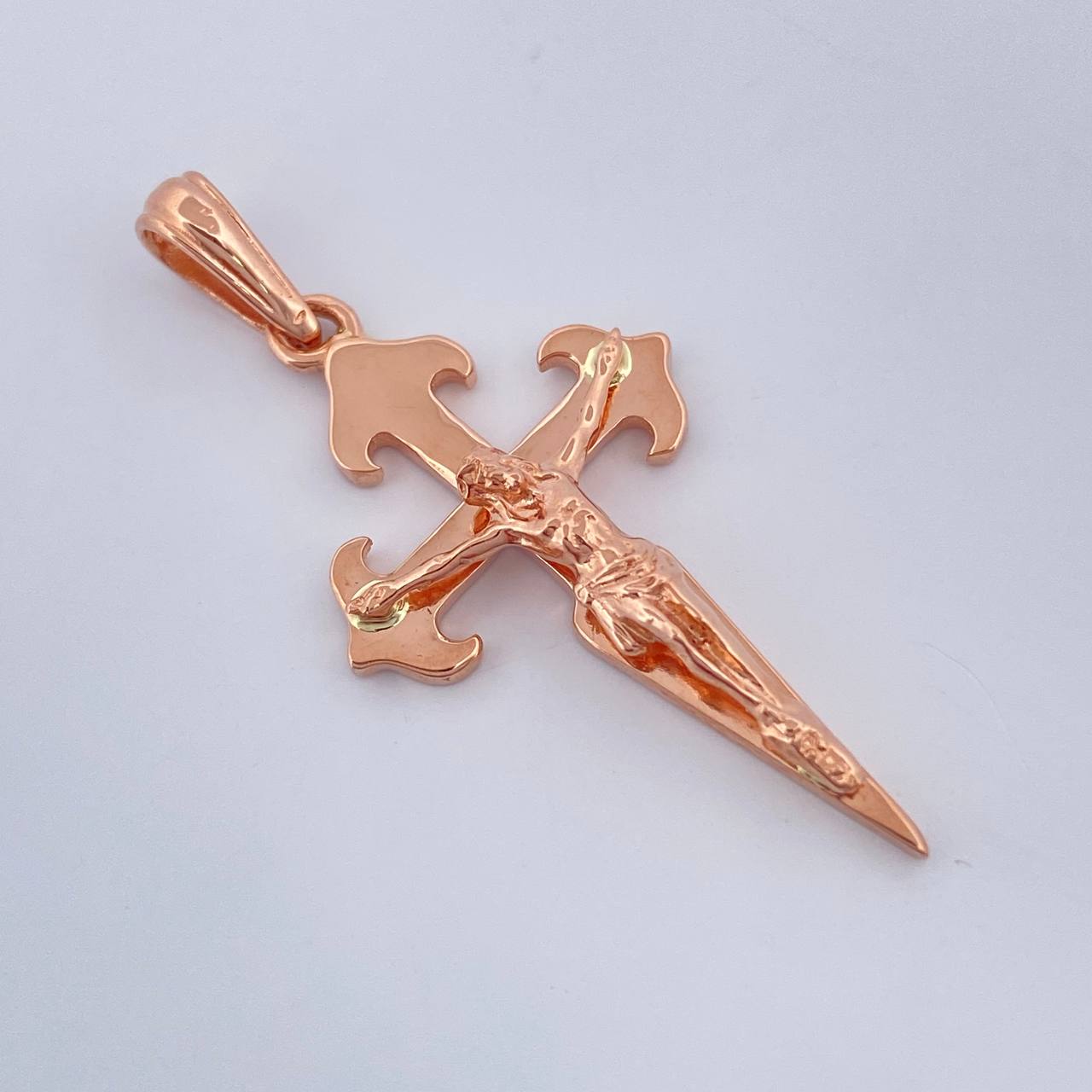 Dije Cruz Cristo 2.5gr / Oro Rosa 18K %