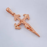 Dije Cruz Cristo 2.5gr / Oro Rosa 18K %
