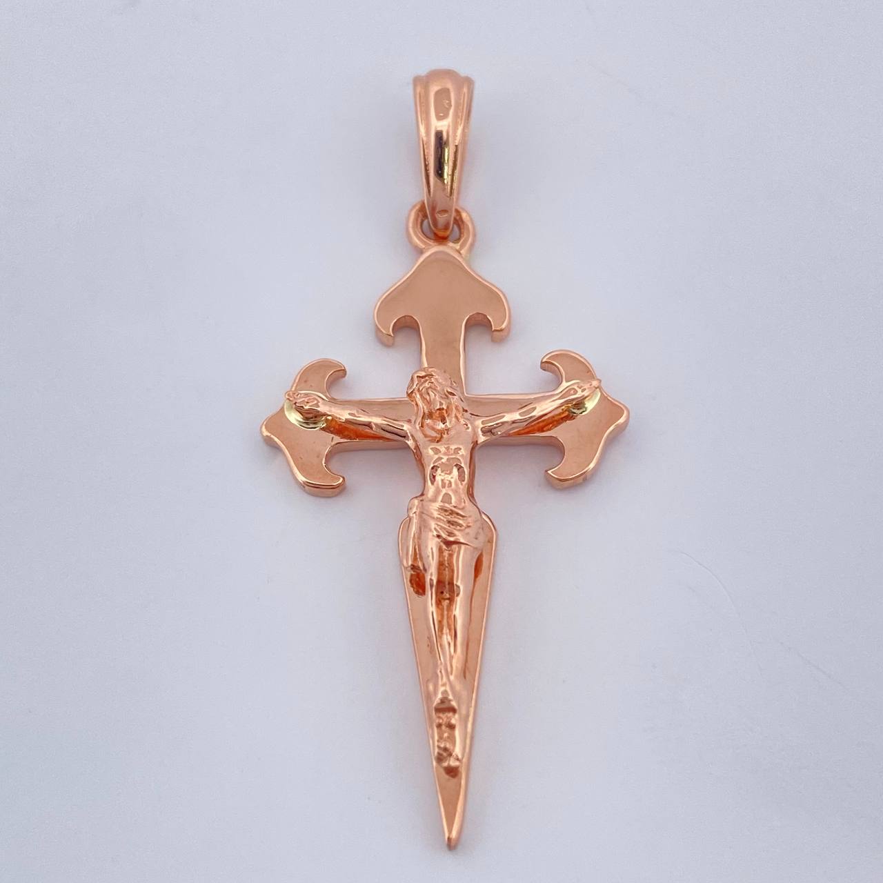 Dije Cruz Cristo 2.5gr / Oro Rosa 18K %
