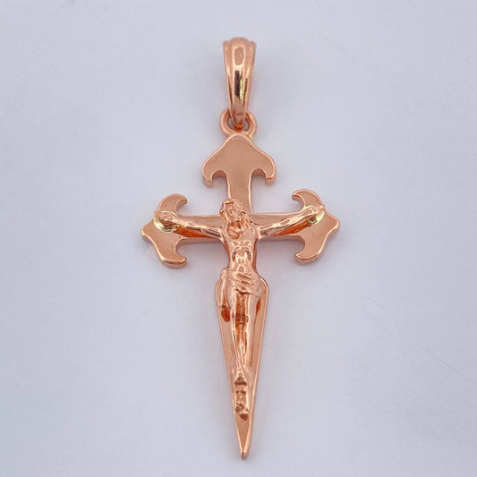 Dije Cruz Cristo 2.5gr / Oro Rosa 18K %